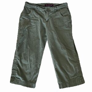 Embellished y2k cargo capris